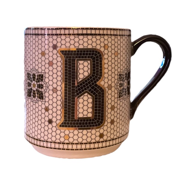 Anthropologie Other - Anthropologie Bistro Tile Margot Monogram Mug Letter B